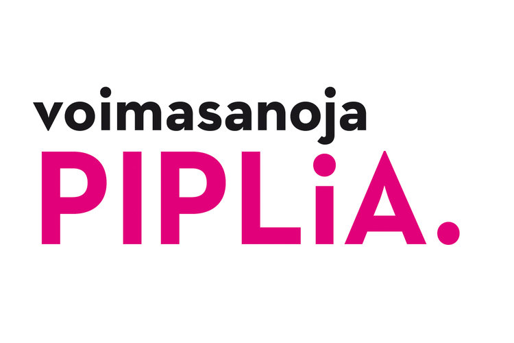 Pipliaseuran tunnus on Voimasanoja.
