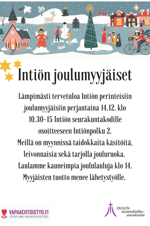 Intiön joulumyyjäisest Intiön joulumyyjäisest
