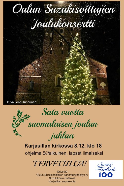 Suzukisoittajien joulukonsertti Suzukisoittajien joulukonsertti