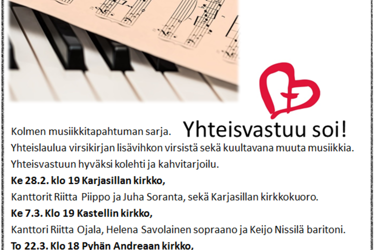 Yhteisvastuu soi! Yhteisvastuu soi!