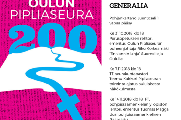 Studia generalia -luento (Oulun Pipliaseura) Studia generalia -luento (Oulun Pipliaseura)
