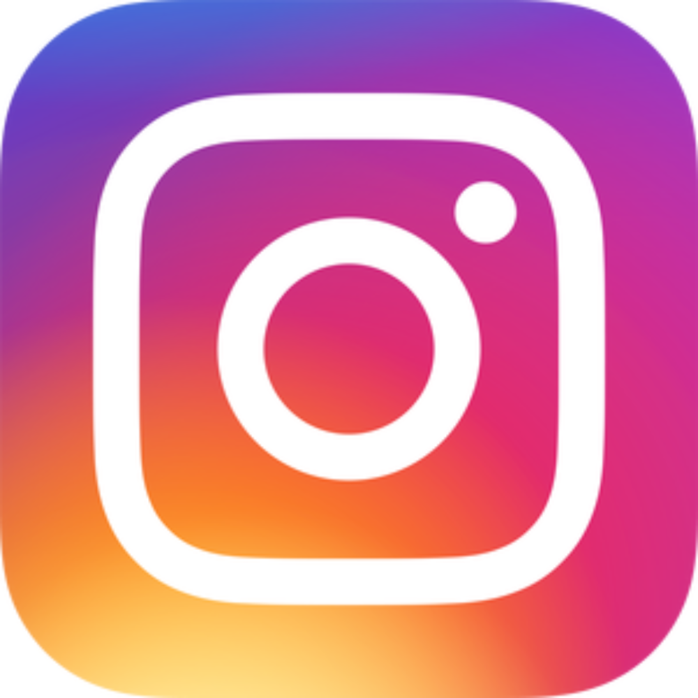 Instagramin värillinen logo 