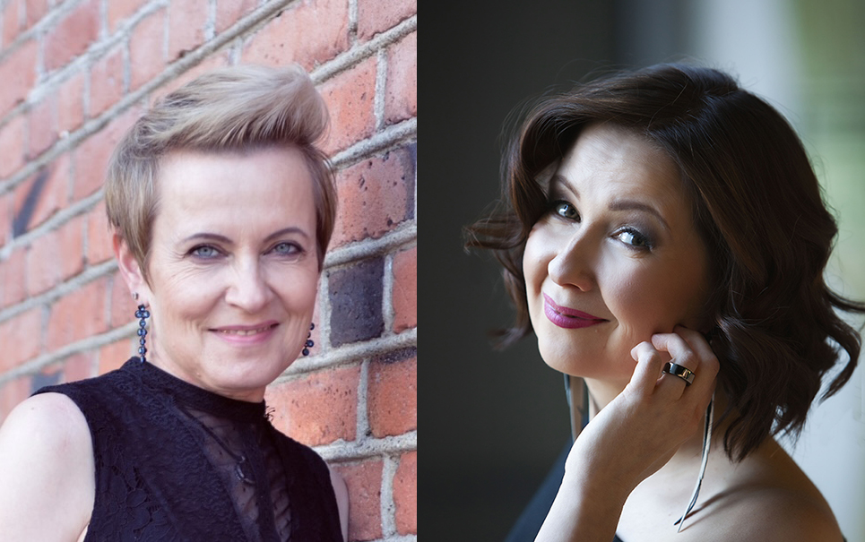 Virpi Piippo (kuvaaja Jorma Sanevuori) ja Tiina Pitkänen (kuvaaja Elsa Wellamo)