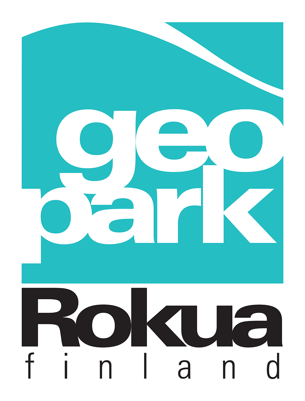 Rokua Geoparkin logo.