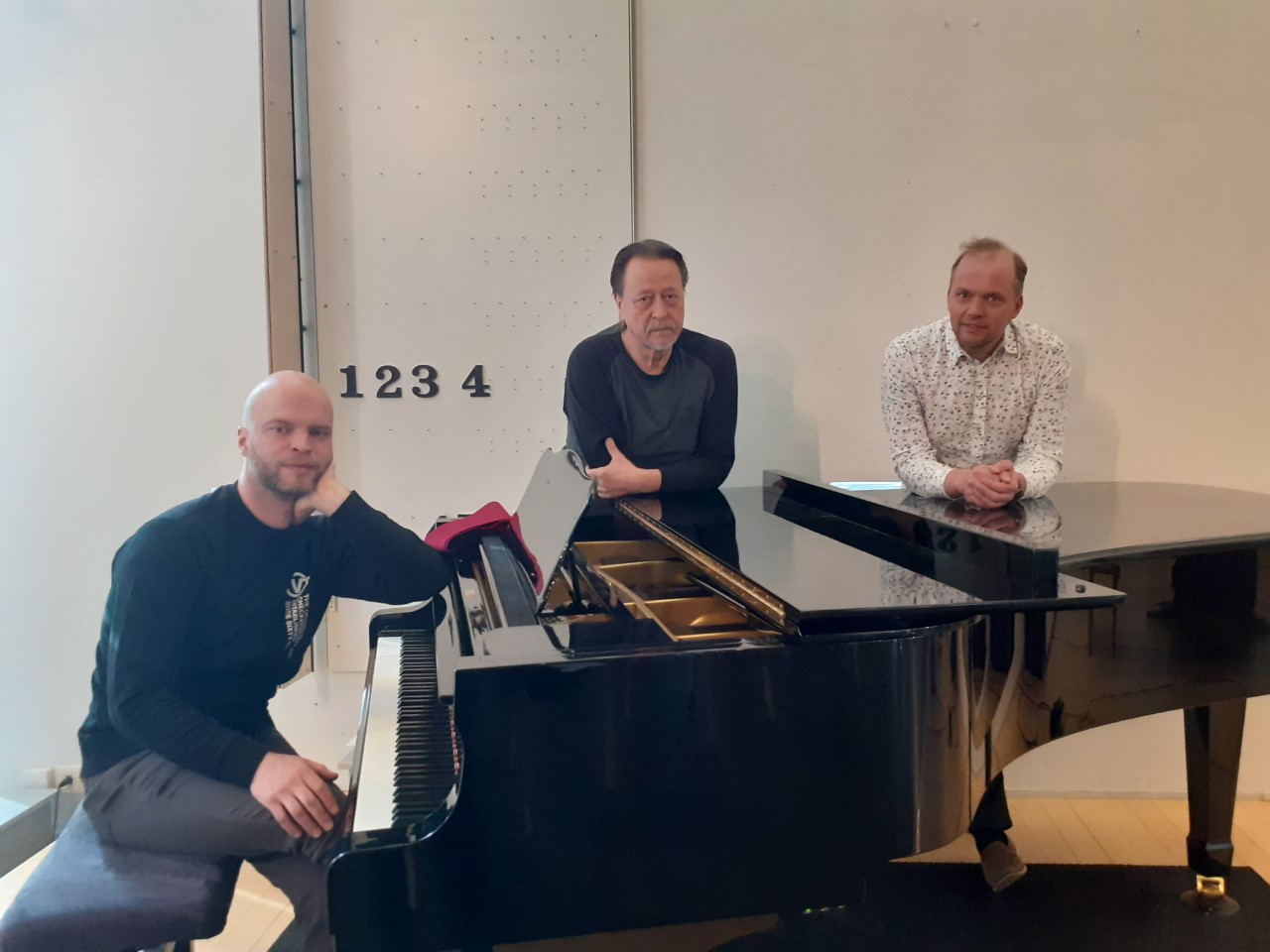 Kuvassa ovat muusikot Elias Niemelä, Reijo Alatalo ja Raimo Paaso. Kuva: Hannu Niemelä