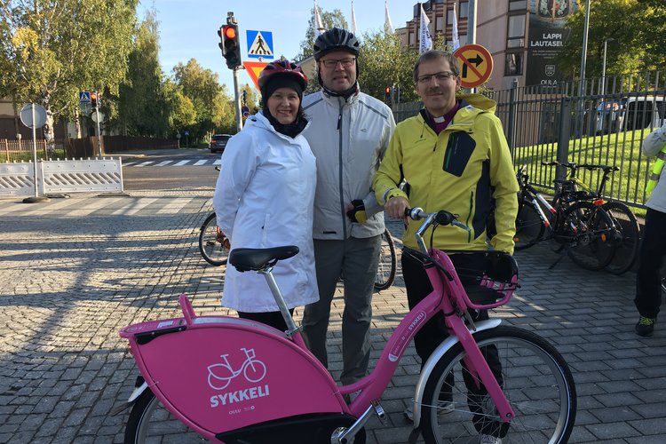 Kaupunginjohtaja Päivi Laajala ja kaupunginhallituksen puheenjohtaja Kyösti Oikarinen osallistuivat Piispan...