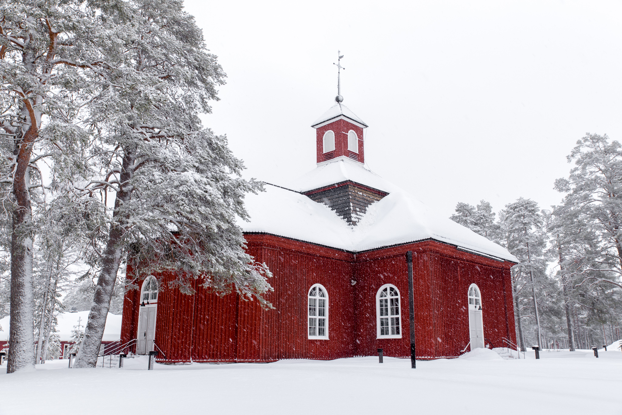 Pudasjärven kirkko. Kuva: Tiina Inkeroinen / Pudasjärven seurakunta