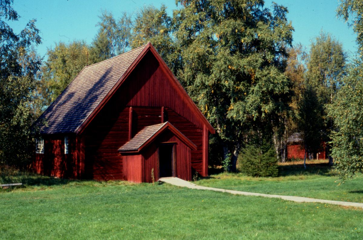 Turkansaaren puukirkko.