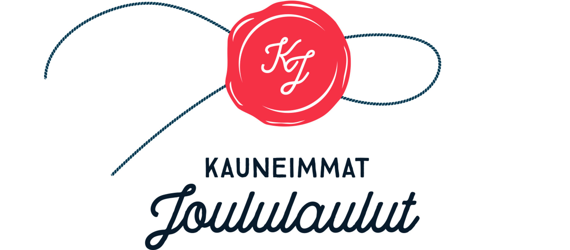 Kuvassa Kauneimpien joululaulujen logo