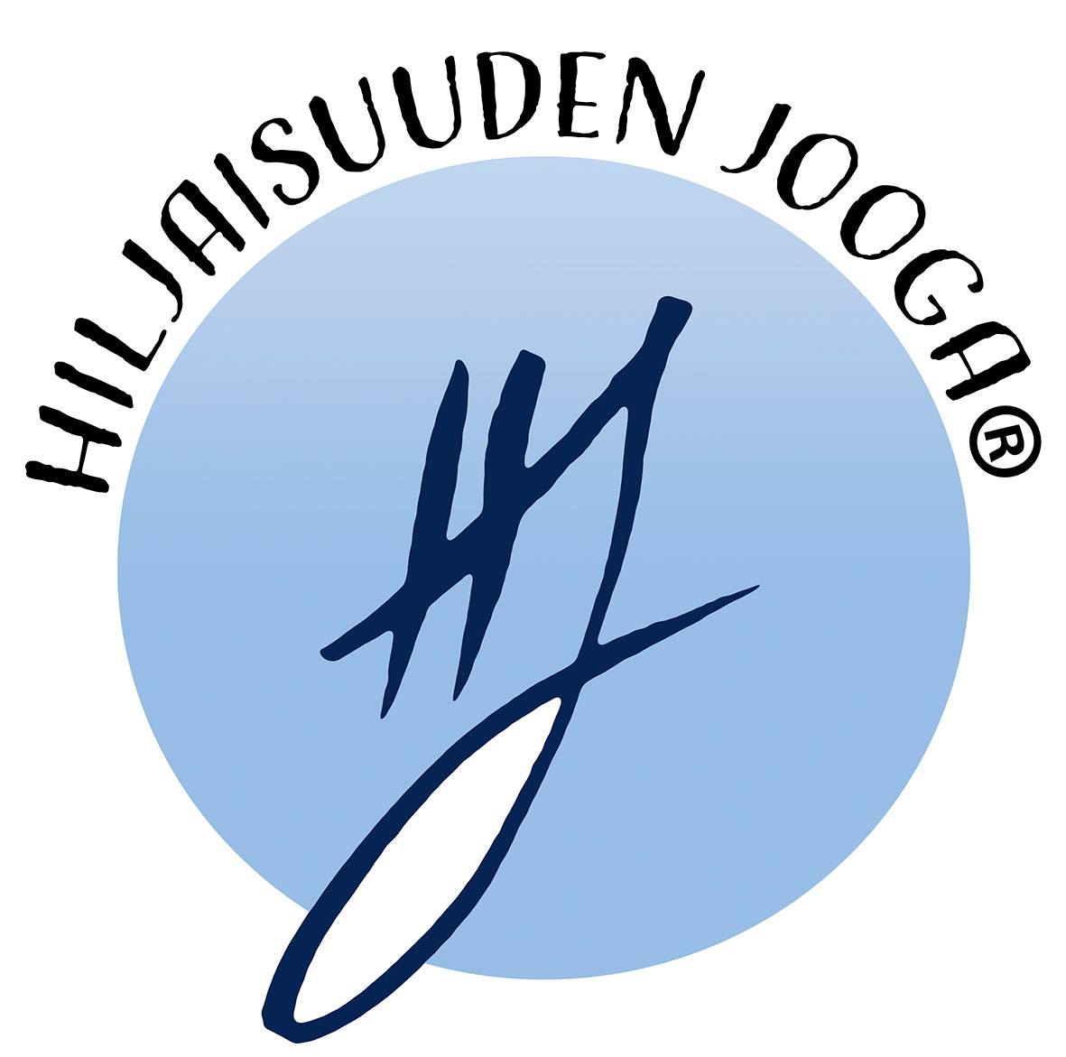 Hiljaisuuden joogaa® Yhteisvastuulle Graafinen logo, jossa HJ