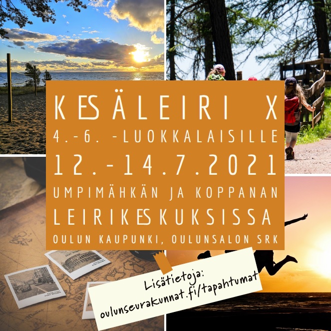 Kesäleiri X Kesäleirin mainoskuva