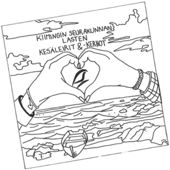 Kiimingin seurakunnan kesän 2025 Leiri- ja kesäkerhoarvontaan ilmoittautuminen Kuva, jossa lukee Kiimingin seurakunnan lasten kesäleirit- ja kerhot.