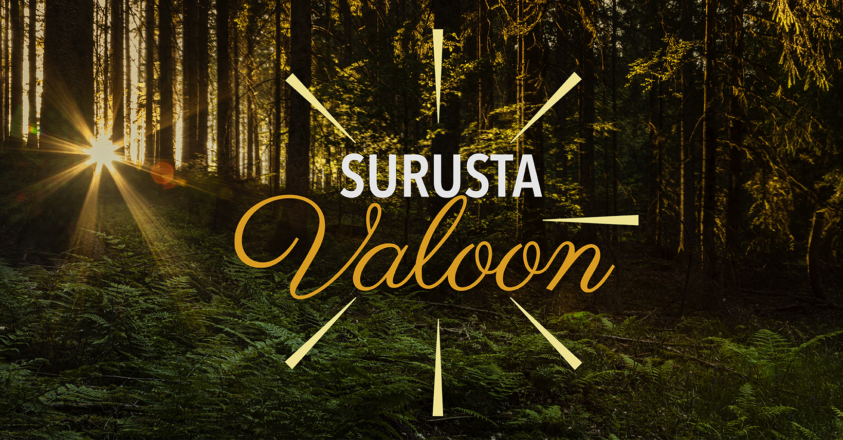 Surusta valoon -konsertti Surusta valoon logo