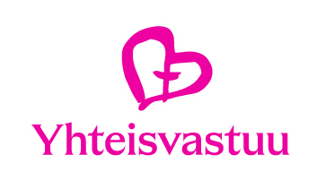 Pullakahvila Pinkki sydän valkoisella pohjalla