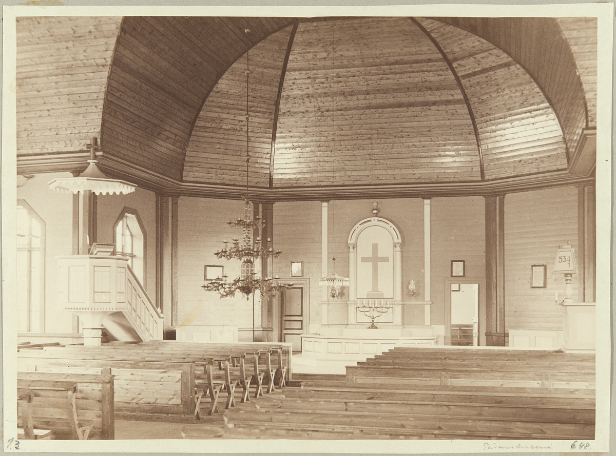 Säräisniemen kirkko, kuva: Museovirasto